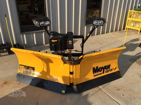 meyer skid steer v plow|super v plow for sale.